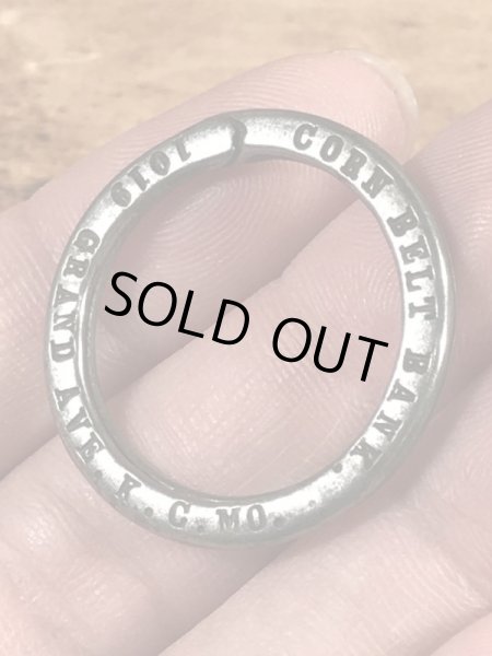 アドバタイジング物のノベルティのヴィンテージキーリング