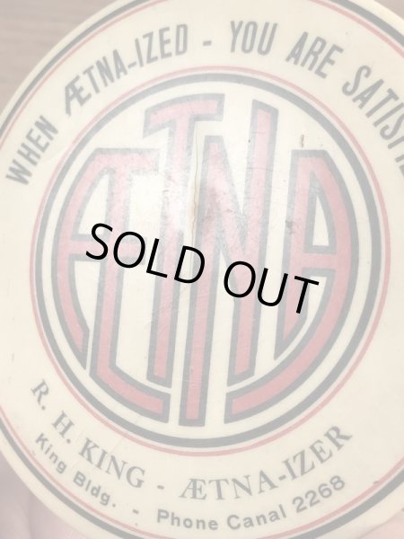 Aetna-Izerの企業物のビンテージ手鏡