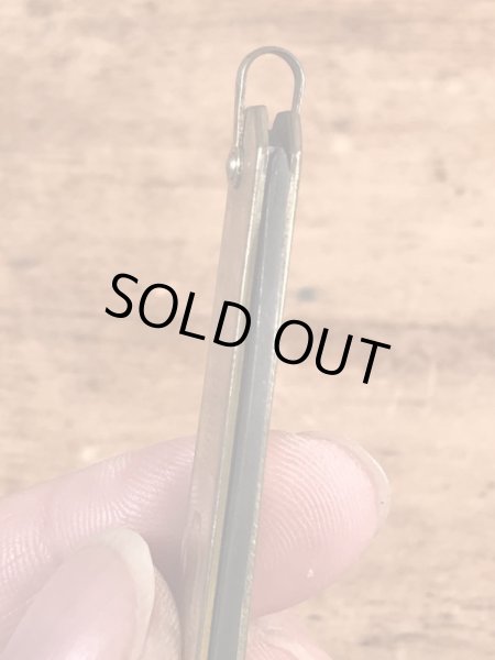 アールデコのゴールドのビンテージ折り畳みナイフ