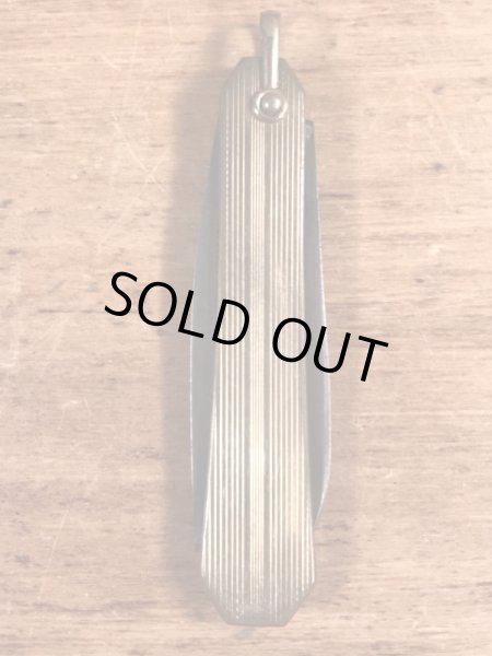 アールデコ調のゴールドのヴィンテージポケットナイフ