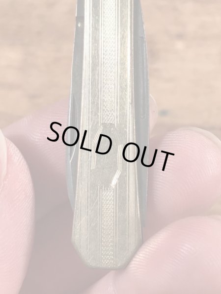 アールデコ調のゴールドのヴィンテージポケットナイフ