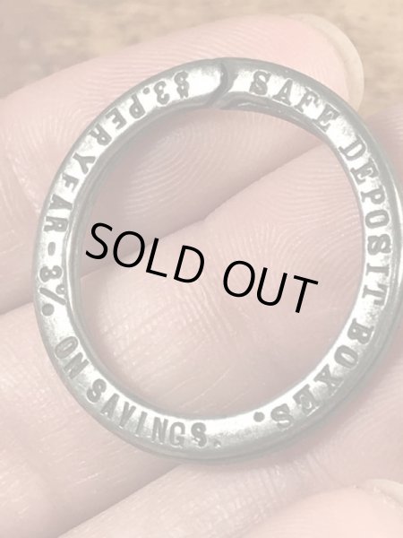 Corn Belt Bankの企業物のビンテージキーリング