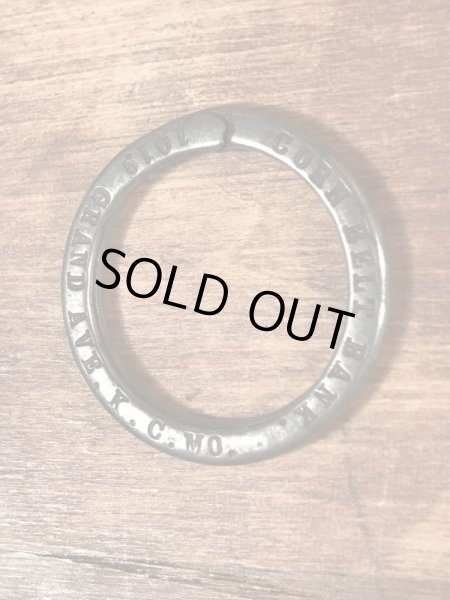 アドバタイジング物のノベルティのヴィンテージキーリング