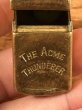 The Acme Thundererのブラス製のヴィンテージホイッスル