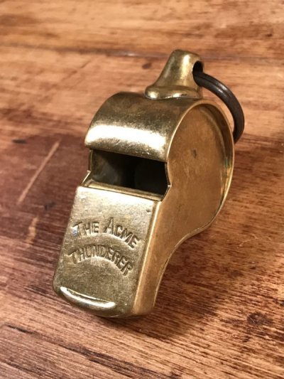 画像3: The Acme Thunderer Brass Whistle　真鍮　ビンテージ　ホイッスル　呼び笛　1900〜30年代