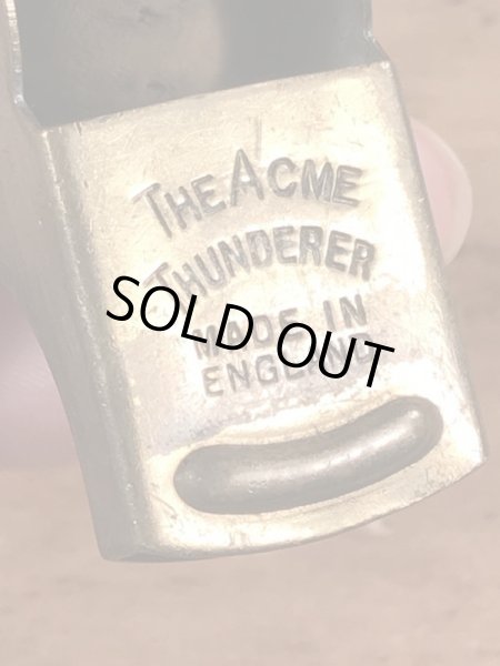 真鍮製のミリタリー物のヴィンテージホイッスル