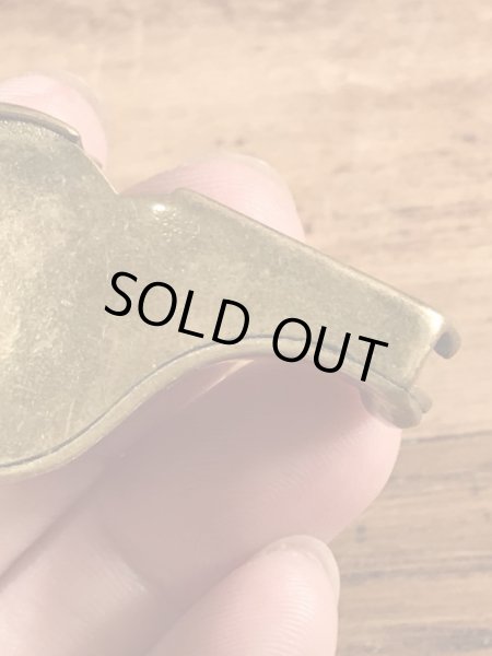 The Acme Thundererのブラス製のヴィンテージホイッスル