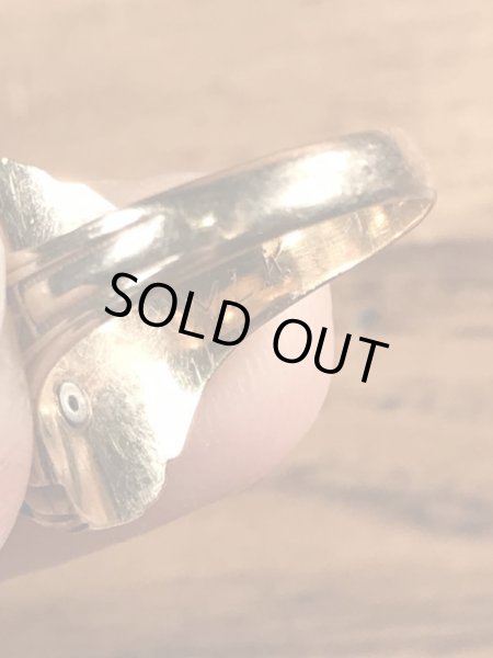 1943年のゴールドのヴィンテージスクールリング