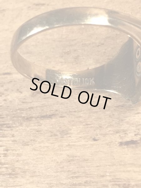 ジャスティン社製の10Kのビンテージカレッジリング