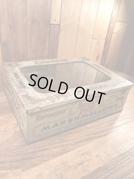 Edwards'社製のマシュマロが入っていたビンテージディスプレイケース