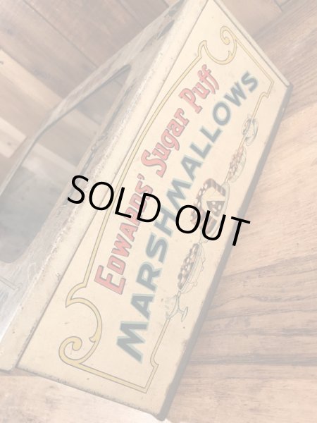 Edwards'社製のマシュマロが入っていたヴィンテージ店頭用ケース