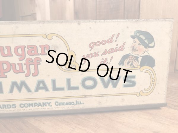 Edwards'社製のマシュマロが入っていたヴィンテージ店頭用ケース