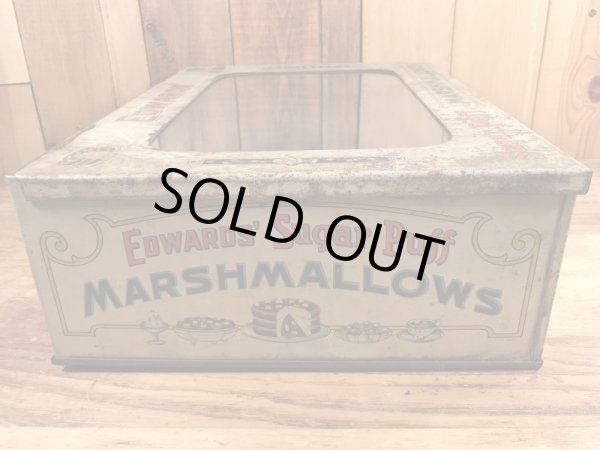 Edwards'社製のマシュマロが入っていたヴィンテージ店頭用ケース