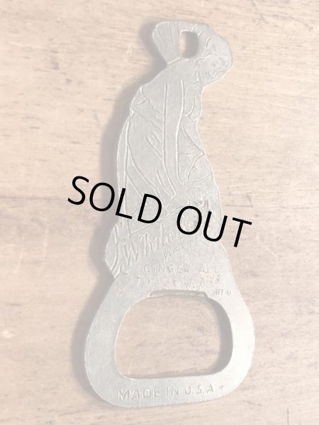 White Rock Water & Ginger Aleの女神のビンテージ栓抜き