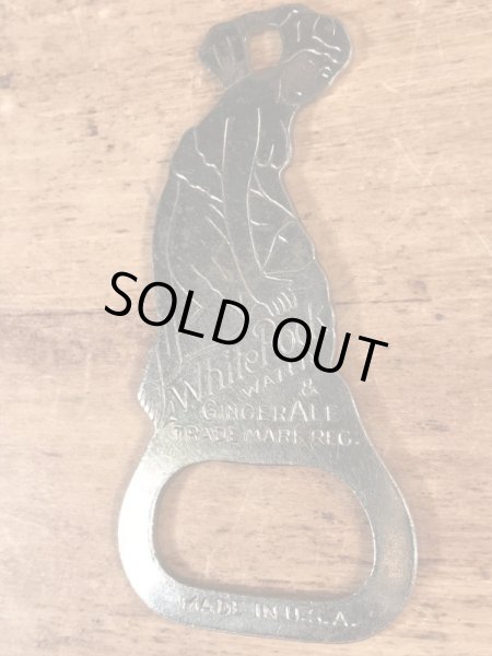 White Rock Water & Ginger Aleの女神のヴィンテージボトルオープナー