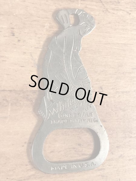 White Rock Water & Ginger Aleの女神のビンテージ栓抜き