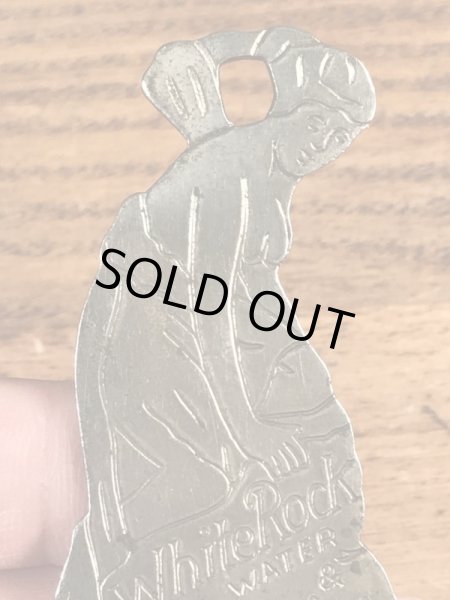 White Rock Water & Ginger Aleの女神のビンテージ栓抜き