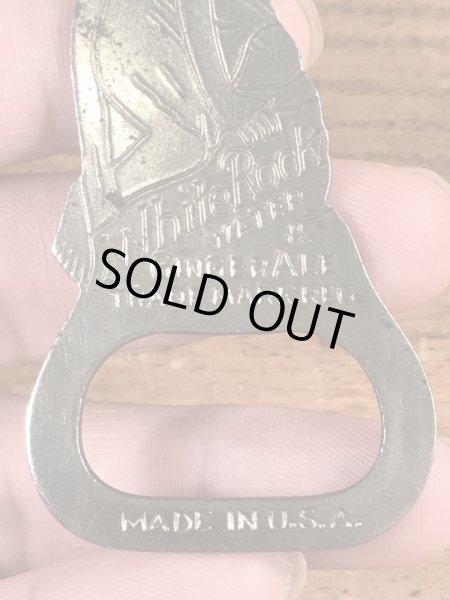 White Rock Water & Ginger Aleの女神のヴィンテージボトルオープナー