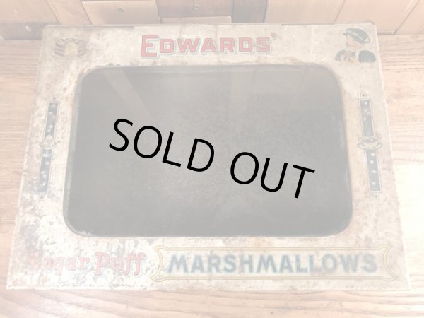 Edwards'社製のマシュマロが入っていたヴィンテージ店頭用ケース
