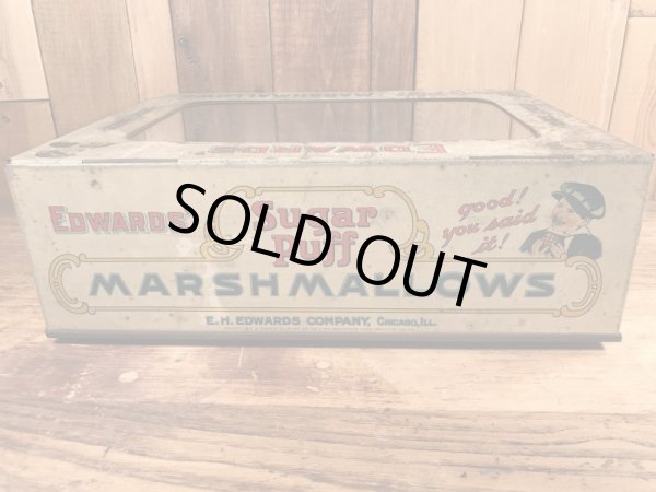 Edwards'社製のマシュマロが入っていたビンテージディスプレイケース