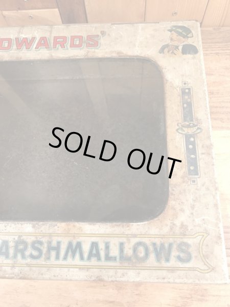Edwards'社製のマシュマロが入っていたビンテージディスプレイケース