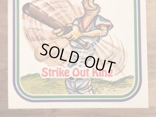 LEAF社製のBaseball Awesome All Starsの80’sヴィンテージステッカーカード