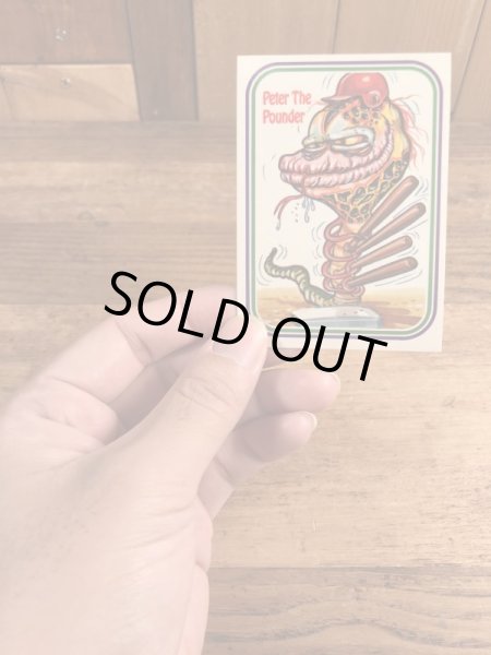 LEAF社製のベースボールモンスターの80年代ビンテージシールカード