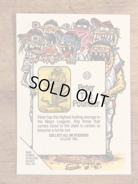 LEAF社製のBaseball Awesome All Starsの80’sヴィンテージステッカーカード