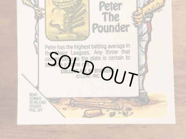 LEAF社製のベースボールモンスターの80年代ビンテージシールカード