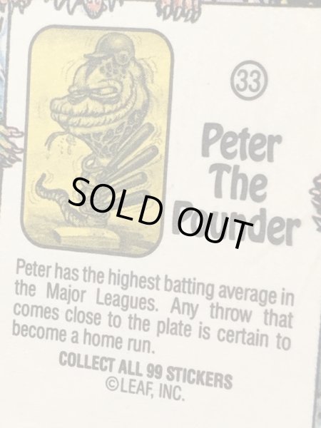 LEAF社製のBaseball Awesome All Starsの80’sヴィンテージステッカーカード