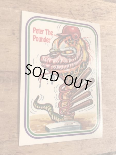 LEAF社製のベースボールモンスターの80年代ビンテージシールカード