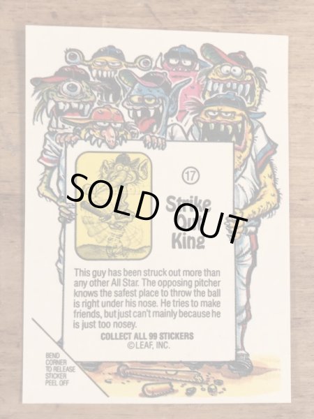 LEAF社製のBaseball Awesome All Starsの80’sヴィンテージステッカーカード