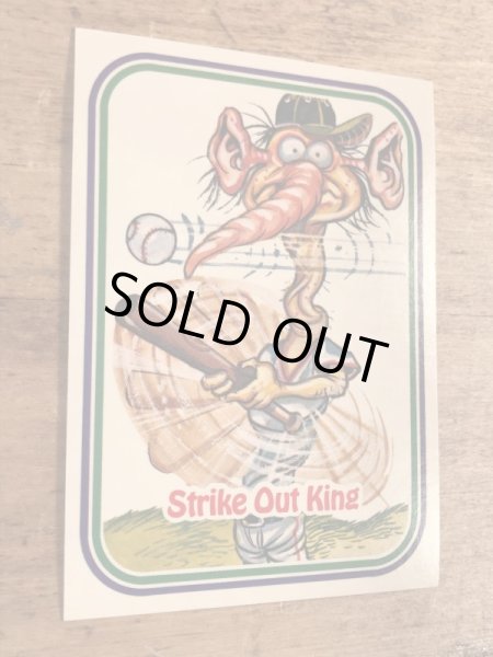 LEAF社製のベースボールモンスターの80年代ビンテージシールカード