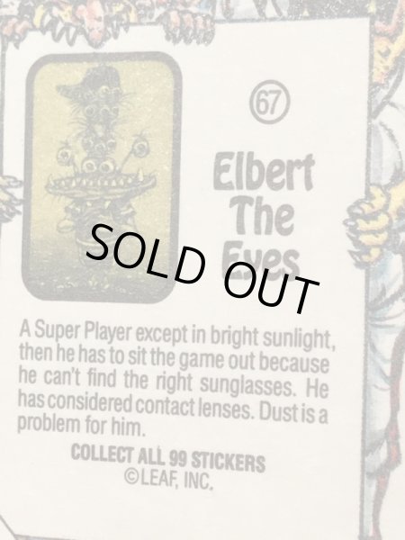 LEAF社製のBaseball Awesome All Starsの80’sヴィンテージステッカーカード