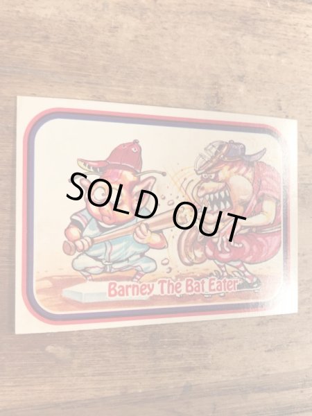 LEAF社製のベースボールモンスターの80年代ビンテージシールカード