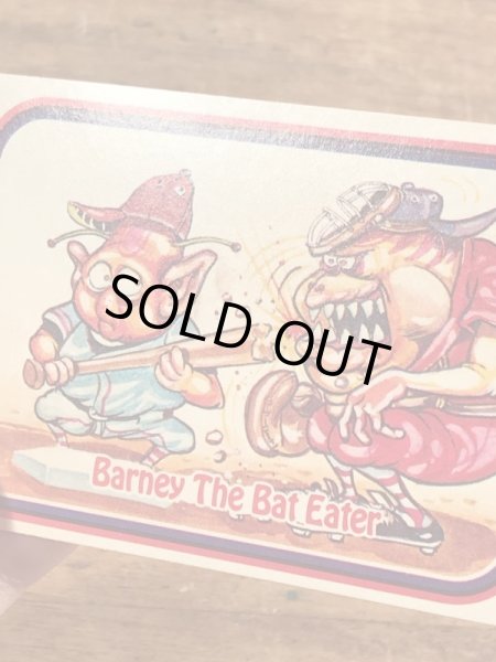 LEAF社製のベースボールモンスターの80年代ビンテージシールカード