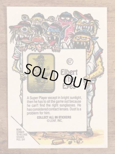 LEAF社製のBaseball Awesome All Starsの80’sヴィンテージステッカーカード