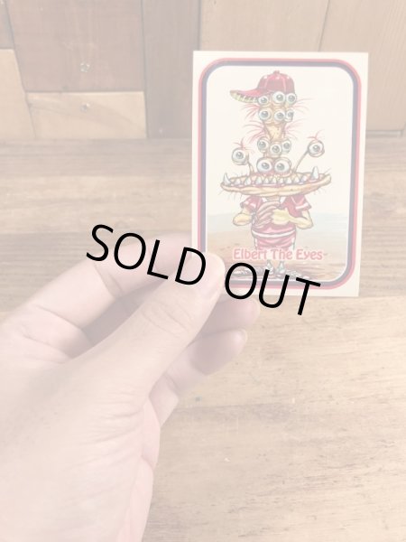 LEAF社製のベースボールモンスターの80年代ビンテージシールカード