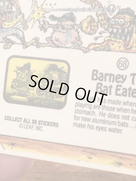 LEAF社製のBaseball Awesome All Starsの80’sヴィンテージステッカーカード