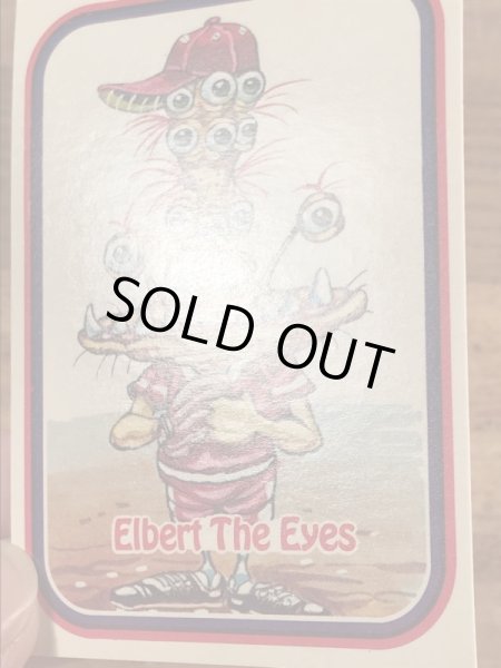 LEAF社製のベースボールモンスターの80年代ビンテージシールカード