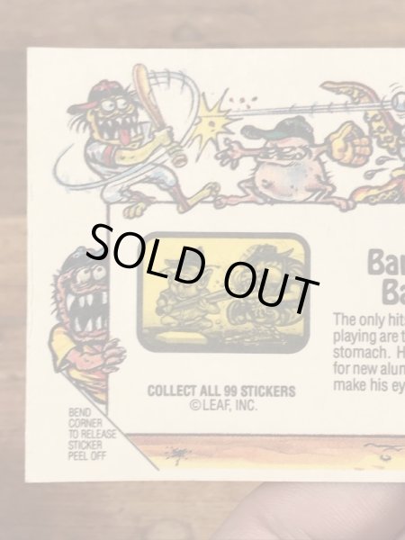 LEAF社製のBaseball Awesome All Starsの80’sヴィンテージステッカーカード