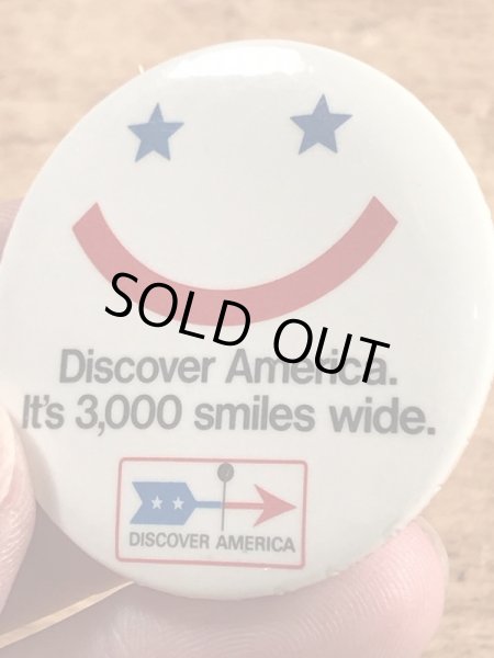 スマイルの企業物のヴィンテージ缶バッチ