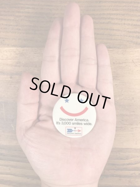 スマイルの企業物のヴィンテージ缶バッチ