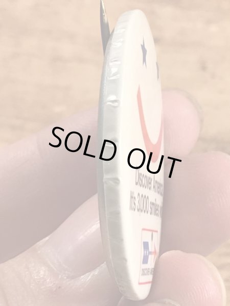 スマイルの企業物のヴィンテージ缶バッチ