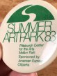 Summer Artpark 83のイベントのヴィンテージ缶バッチ