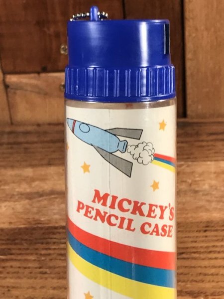 ディズニーのアストロミッキーのビンテージペンシルケース