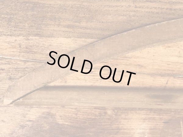 アメリカの企業物のアンティークのウッドハンガー