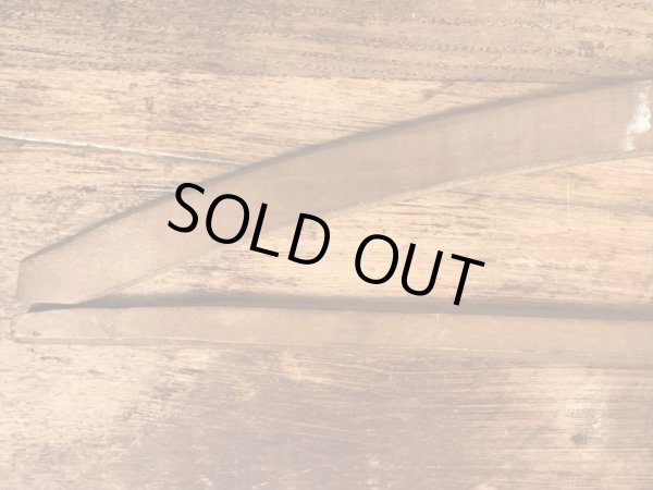 アメリカのアドバタイジング物のアンティークのウッドハンガー