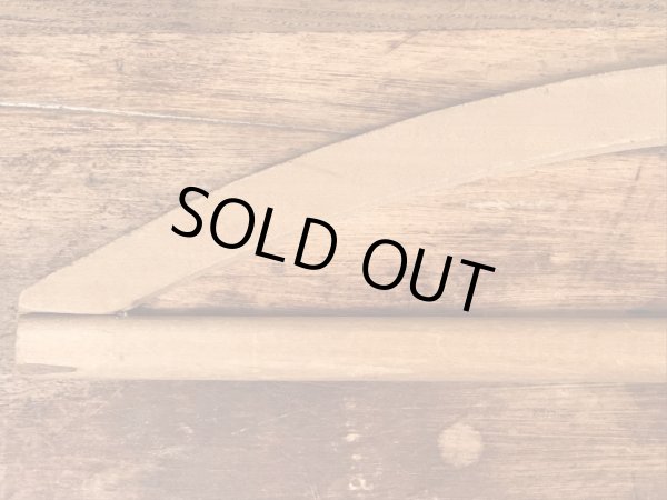 アメリカのアドバタイジング物のアンティークのウッドハンガー