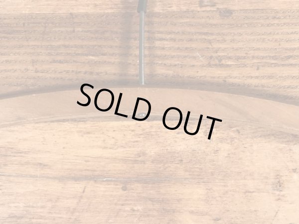 アメリカの企業物のアンティークのウッドハンガー